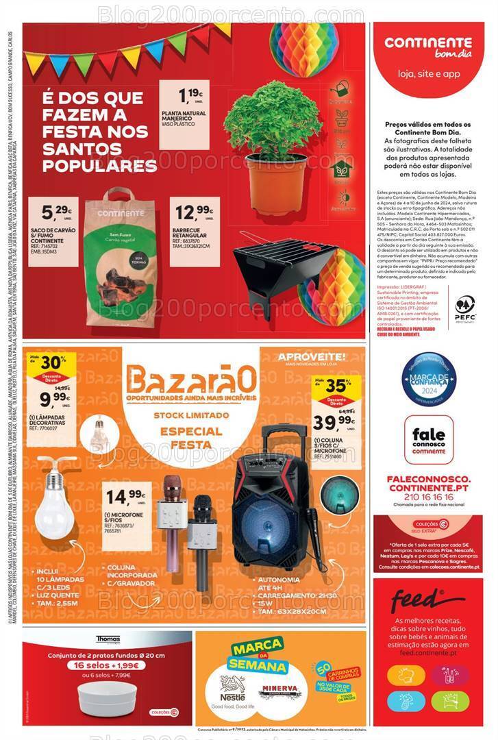 Antevisão Folheto CONTINENTE Bom Dia Promoções de 4 a 10 junho