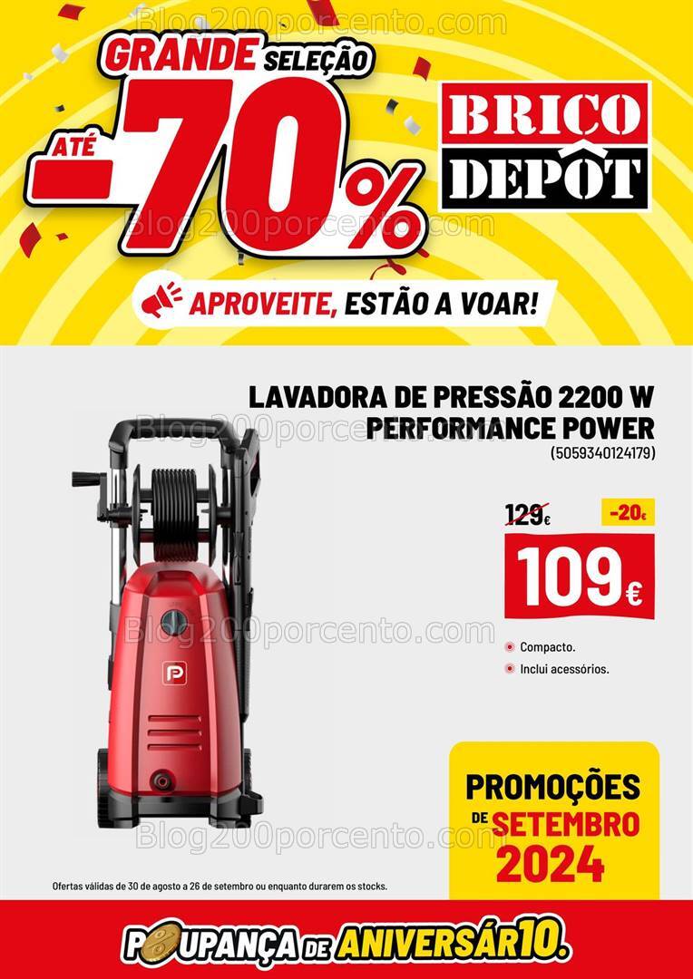 Antevisão Folheto BRICO DEPÔT Promoções de 30 agosto a 26 setembro