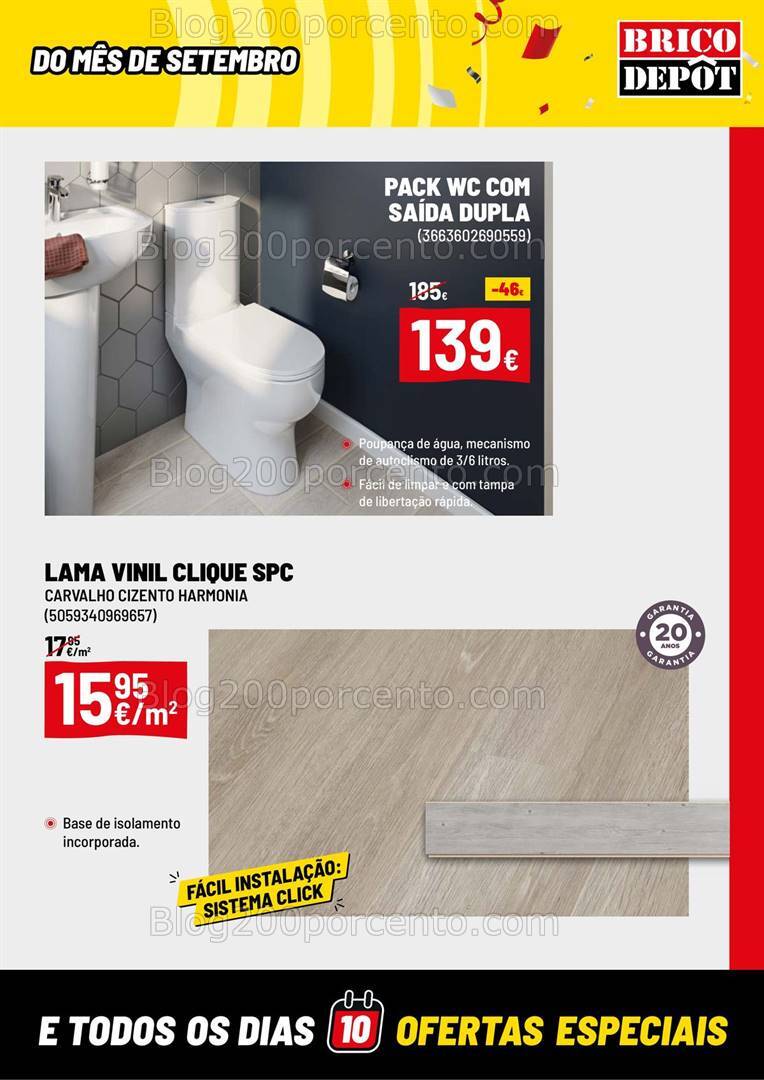 Antevisão Folheto BRICO DEPÔT Promoções de 30 agosto a 26 setembro