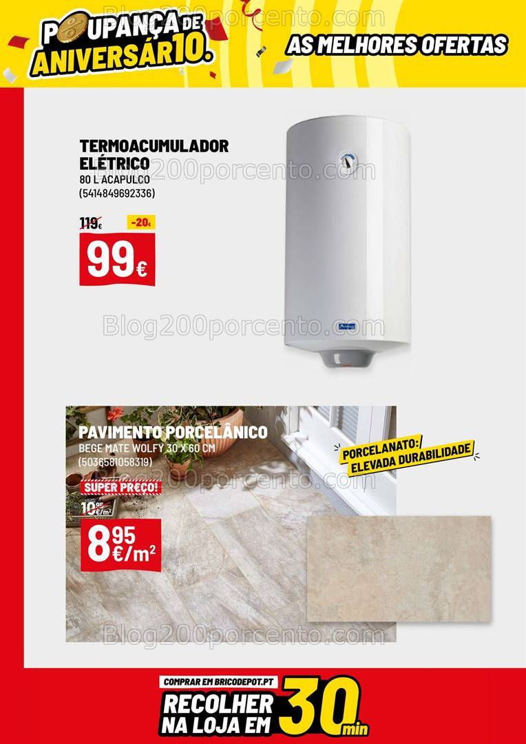 Antevisão Folheto BRICO DEPÔT Promoções de 30 agosto a 26 setembro