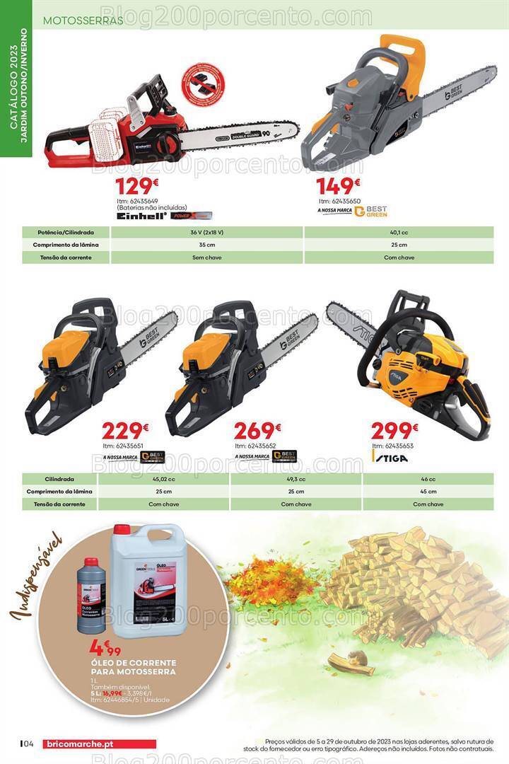 Antevisão Folheto BRICOMARCHÉ Promoções até 29 outubro