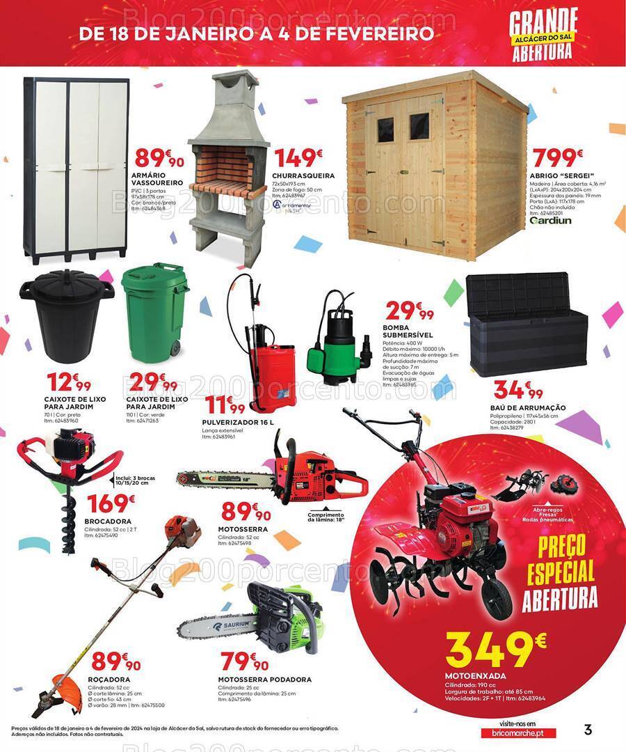 Antevisão Folheto BRICOMARCHÉ Aberturas Promoções de 18 janeiro a 4 fevereiro