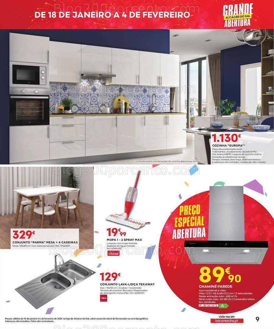 Antevisão Folheto BRICOMARCHÉ Aberturas Promoções de 18 janeiro a 4 fevereiro