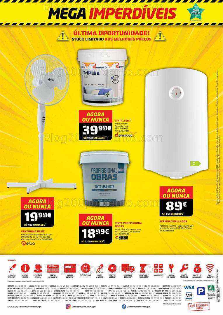 Antevisão Folheto BRICOMARCHÉ Promoções de 27 julho a 15 agosto