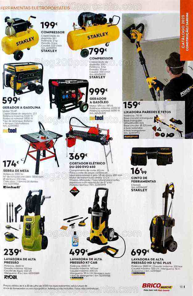 Antevisão Folheto BRICOMARCHÉ Promoções de 6 a 30 julho