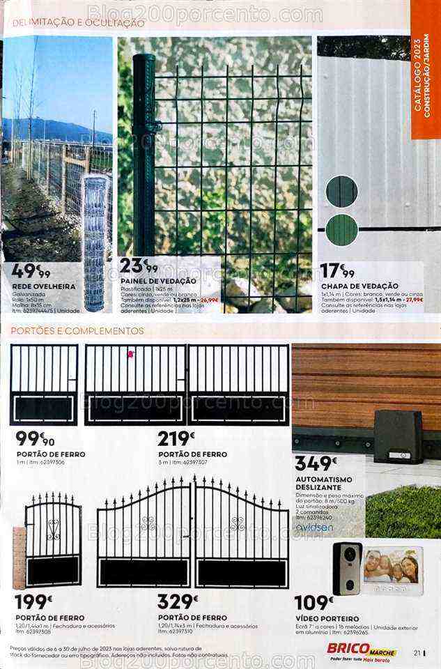 Antevisão Folheto BRICOMARCHÉ Promoções de 6 a 30 julho