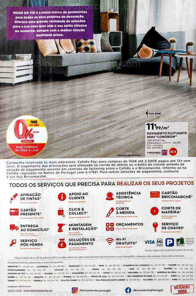 Antevisão Folheto BRICOMARCHÉ Promoções de 6 a 30 julho
