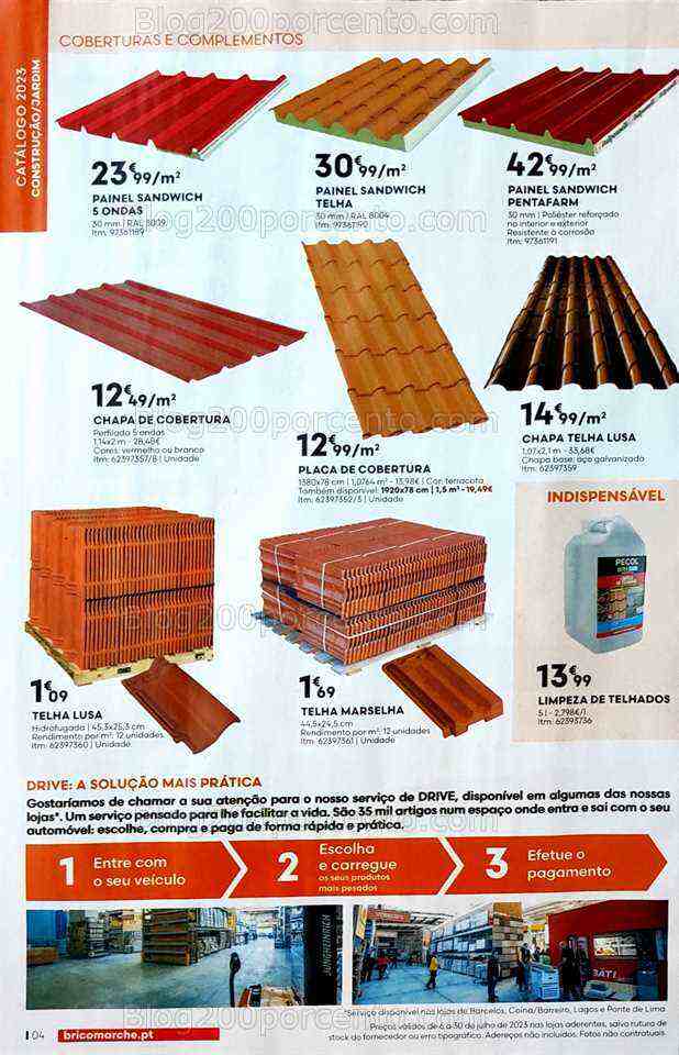 Antevisão Folheto BRICOMARCHÉ Promoções de 6 a 30 julho