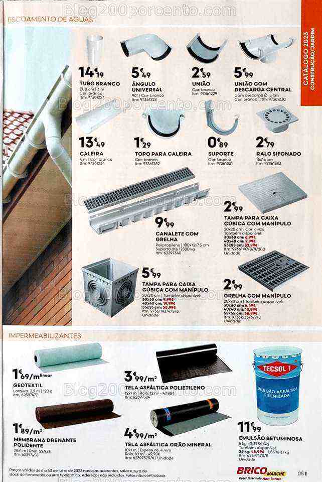 Antevisão Folheto BRICOMARCHÉ Promoções de 6 a 30 julho