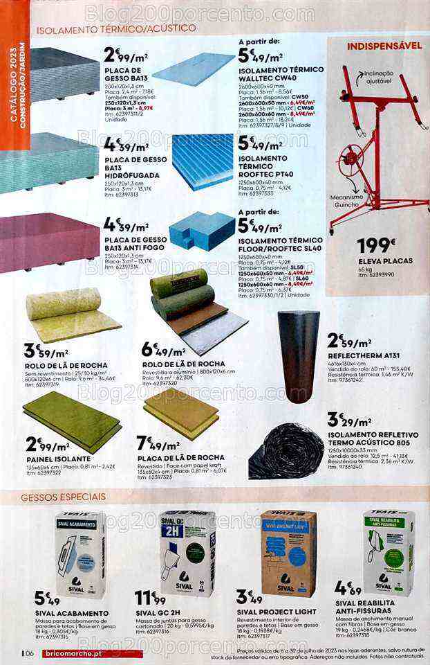 Antevisão Folheto BRICOMARCHÉ Promoções de 6 a 30 julho