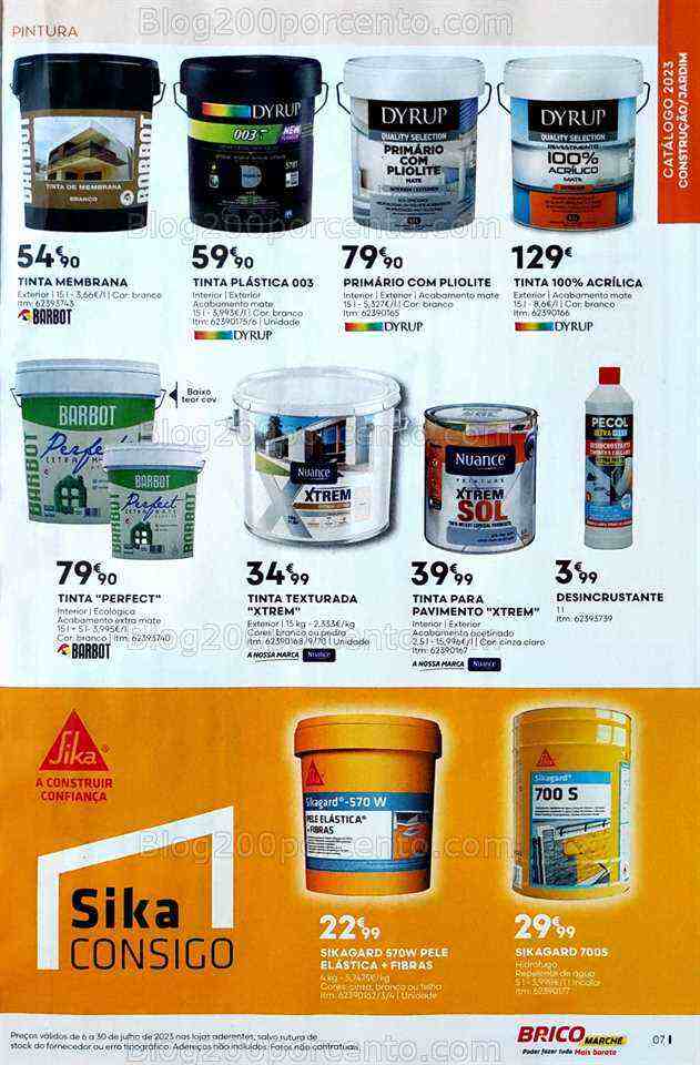 Antevisão Folheto BRICOMARCHÉ Promoções de 6 a 30 julho