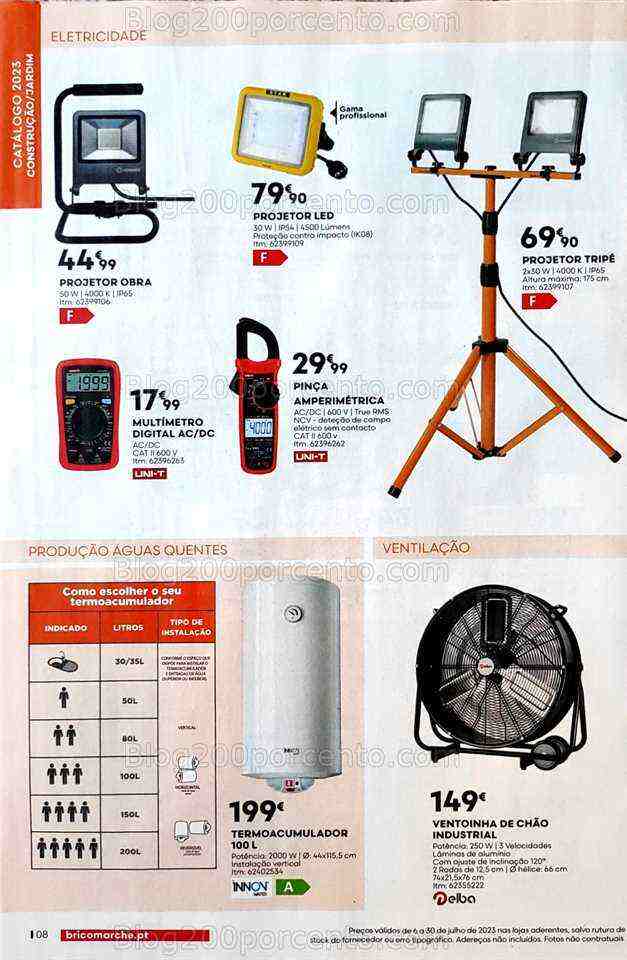 Antevisão Folheto BRICOMARCHÉ Promoções de 6 a 30 julho