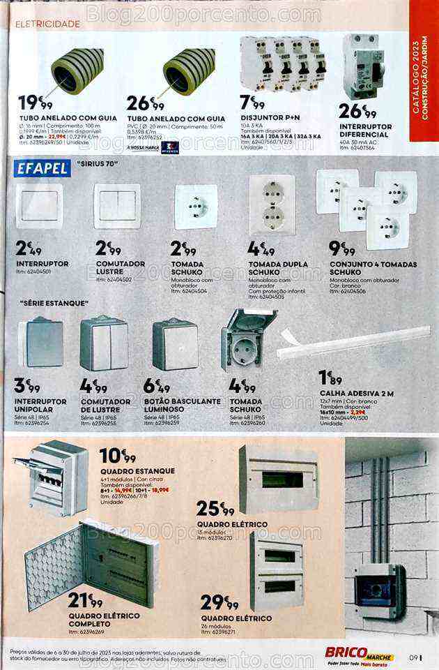 Antevisão Folheto BRICOMARCHÉ Promoções de 6 a 30 julho