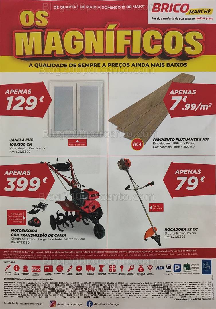 Antevisão Folheto BRICOMARCHÉ Os Magníficos Promoções de 1 maio a 12 maio