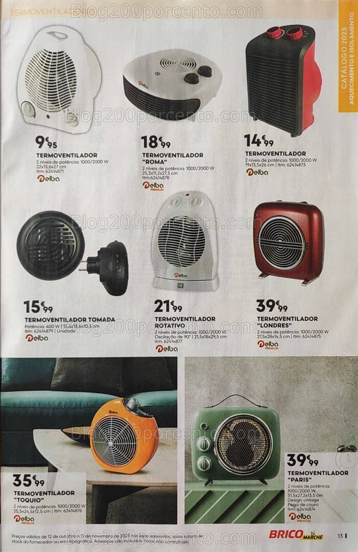 Antevisão Folheto BRICOMARCHÉ Promoções de 12 outubro a 12 novembro