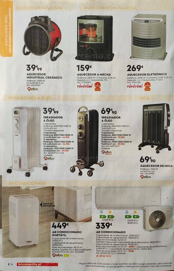 Antevisão Folheto BRICOMARCHÉ Promoções de 12 outubro a 12 novembro