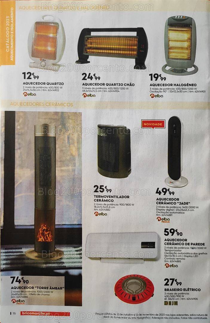Antevisão Folheto BRICOMARCHÉ Promoções de 12 outubro a 12 novembro