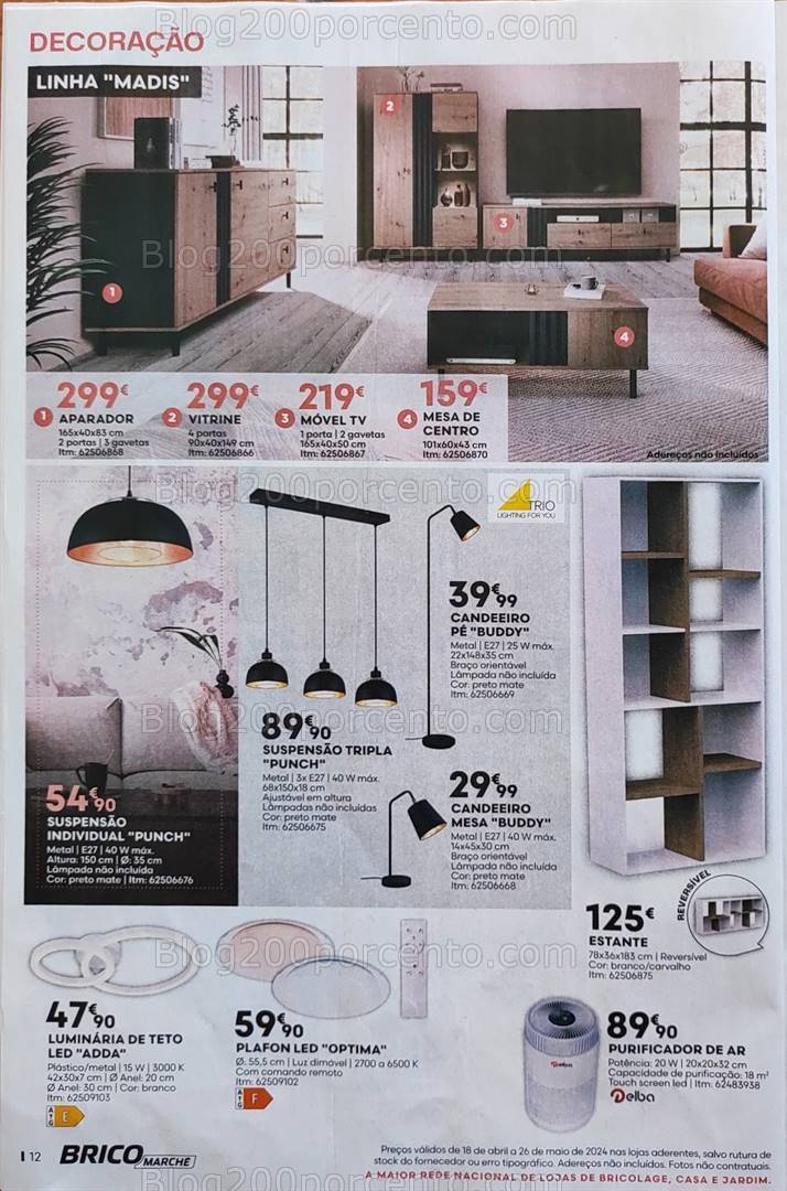 Antevisão Folheto BRICOMARCHÉ Promoções de 18 abril a 26 maio