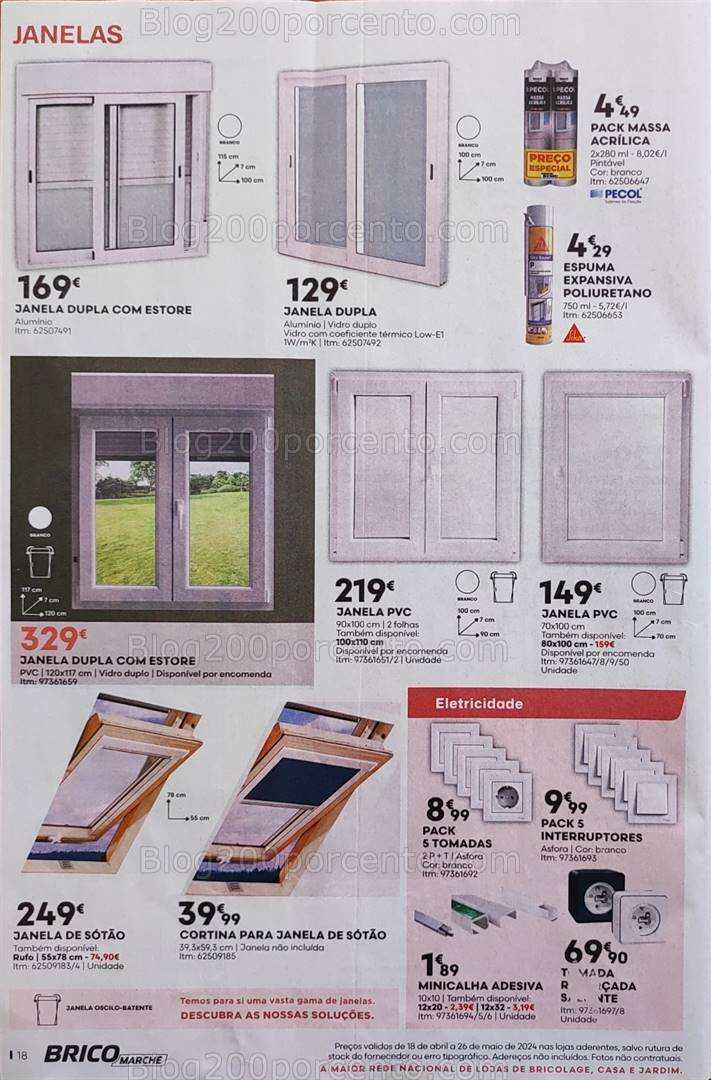 Antevisão Folheto BRICOMARCHÉ Promoções de 18 abril a 26 maio