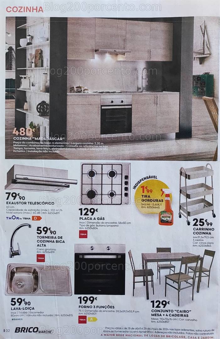 Antevisão Folheto BRICOMARCHÉ Promoções de 18 abril a 26 maio