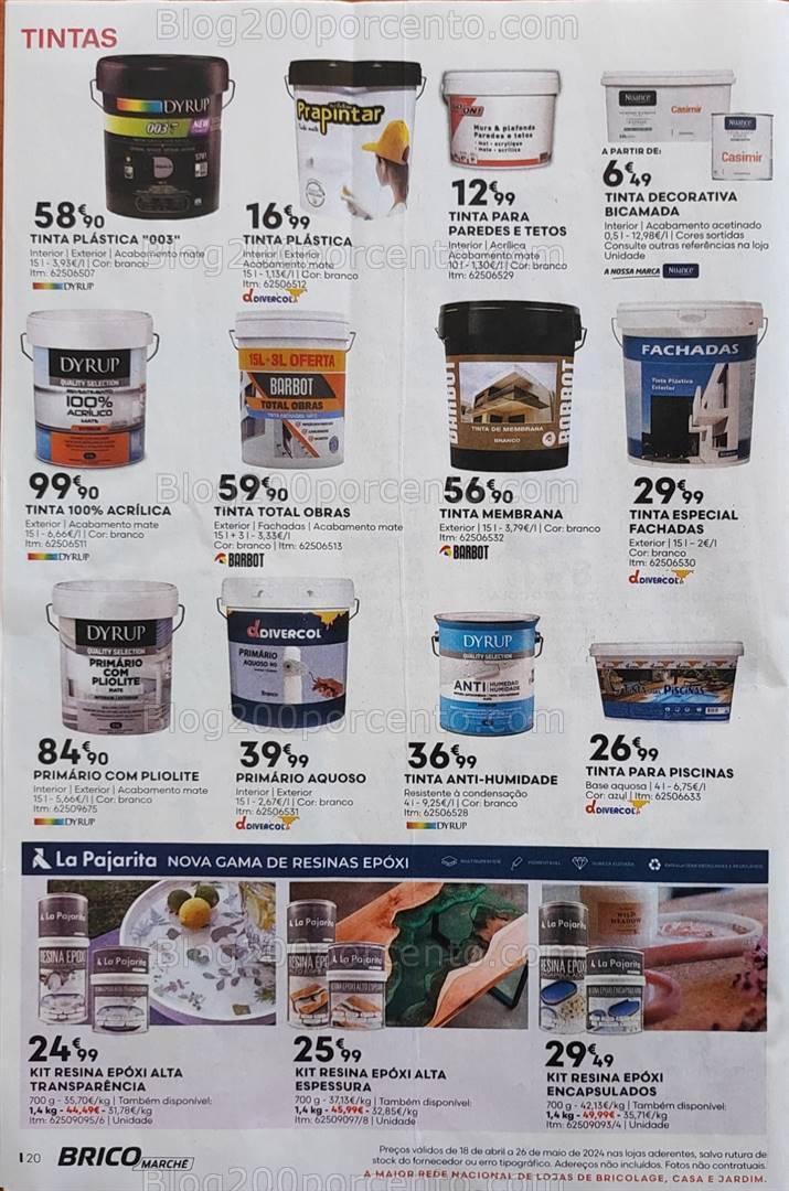 Antevisão Folheto BRICOMARCHÉ Promoções de 18 abril a 26 maio