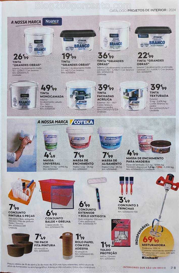 Antevisão Folheto BRICOMARCHÉ Promoções de 18 abril a 26 maio