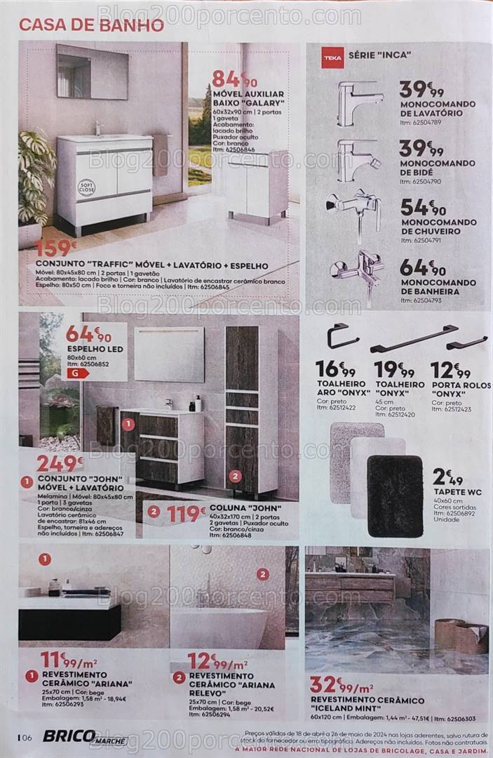 Antevisão Folheto BRICOMARCHÉ Promoções de 18 abril a 26 maio