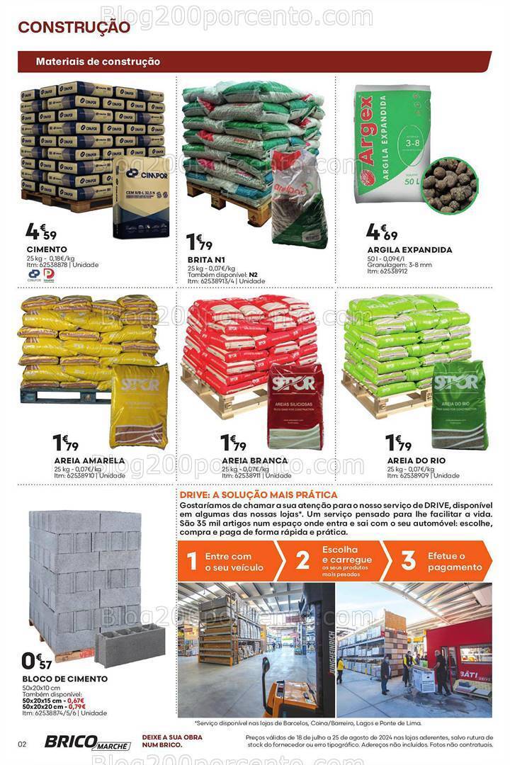 Antevisão Folheto BRICOMARCHÉ Promoções de 18 julho a 25 agosto