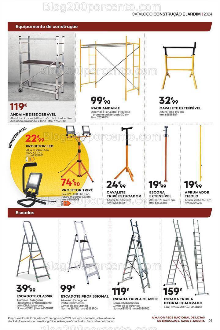 Antevisão Folheto BRICOMARCHÉ Promoções de 18 julho a 25 agosto