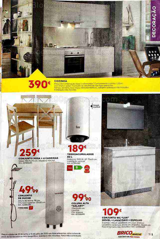 Antevisão Folheto BRICOMARCHÉ Verão Promoções de 22 junho a 18 julho