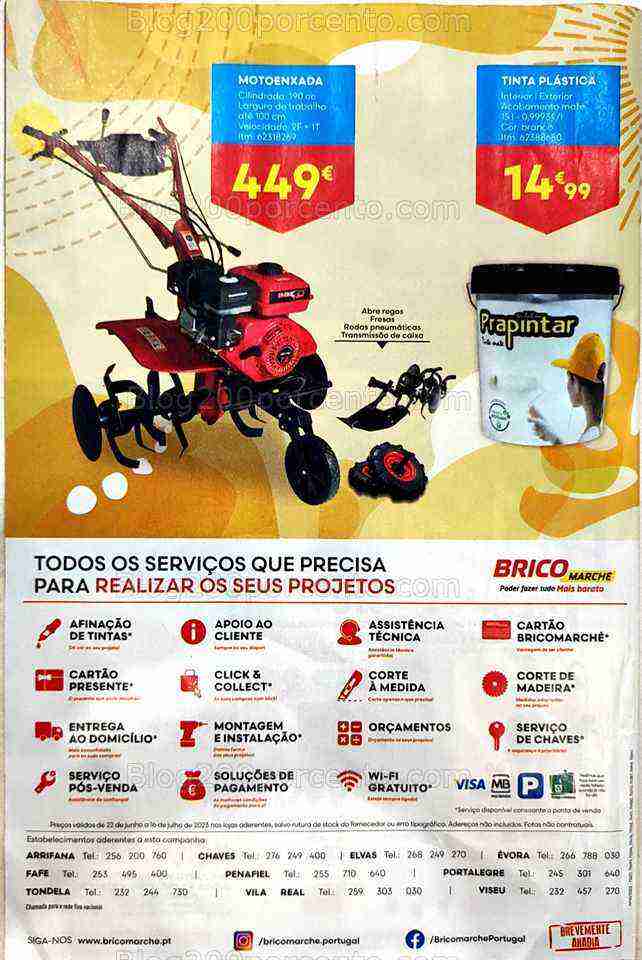 Antevisão Folheto BRICOMARCHÉ Verão Promoções de 22 junho a 18 julho