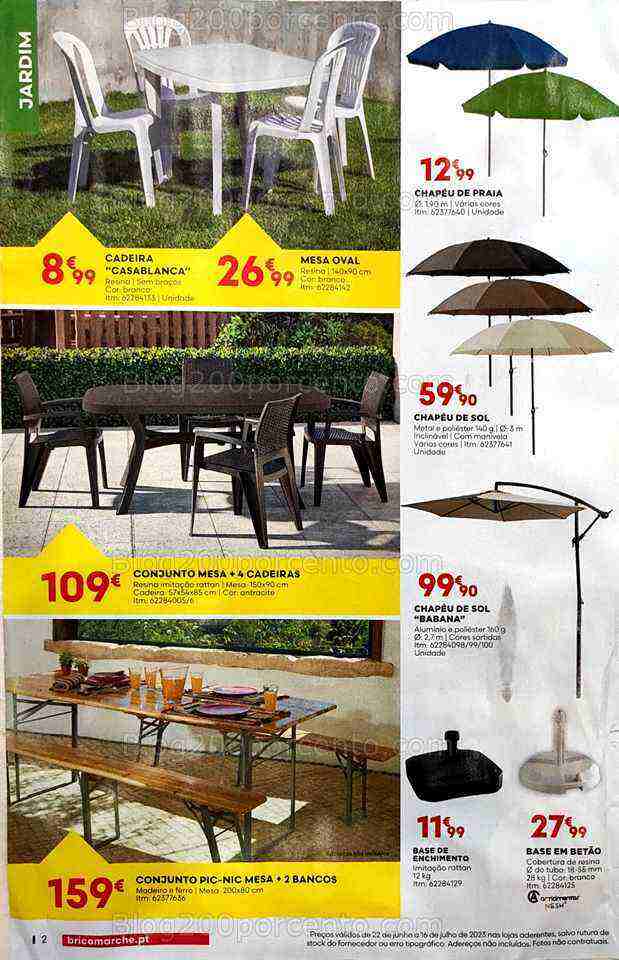 Antevisão Folheto BRICOMARCHÉ Verão Promoções de 22 junho a 18 julho