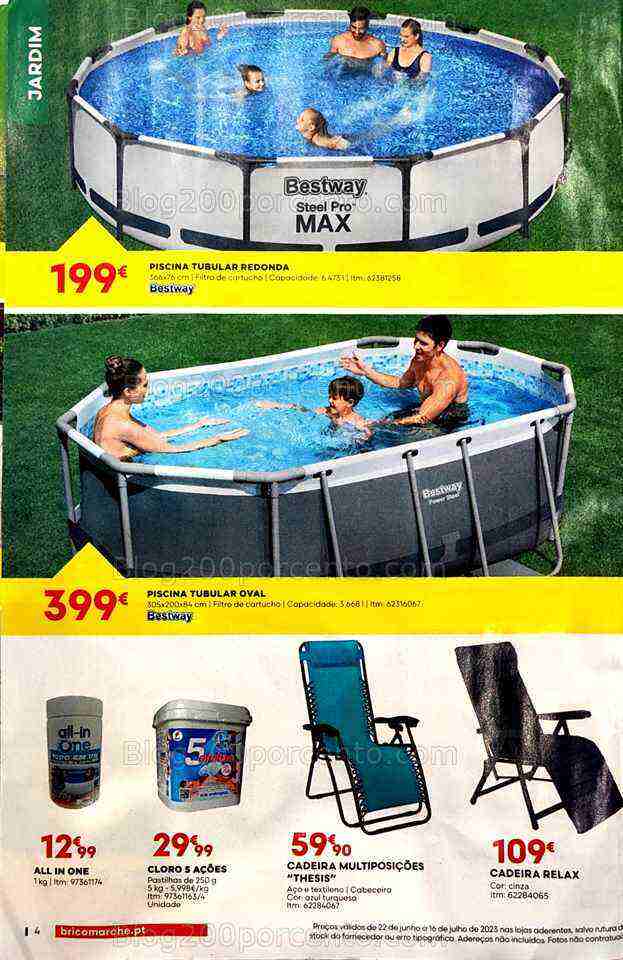 Antevisão Folheto BRICOMARCHÉ Verão Promoções de 22 junho a 18 julho