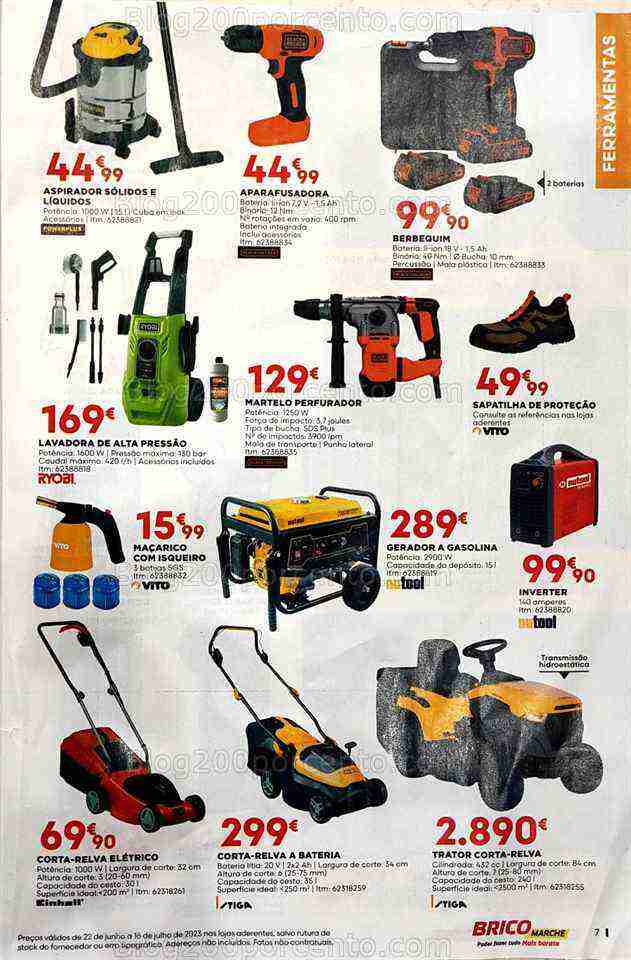 Antevisão Folheto BRICOMARCHÉ Verão Promoções de 22 junho a 18 julho