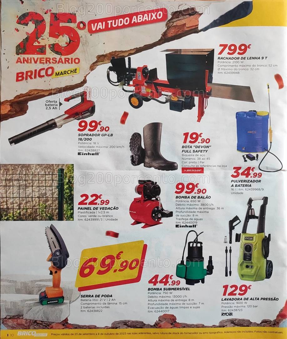 Antevisão Folheto BRICOMARCHÉ Promoções de 23 setembro a 8 outubro