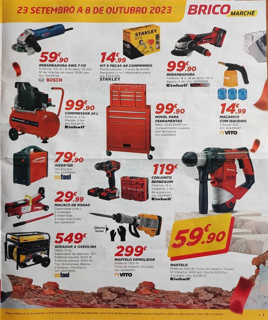 Antevisão Folheto BRICOMARCHÉ Promoções de 23 setembro a 8 outubro