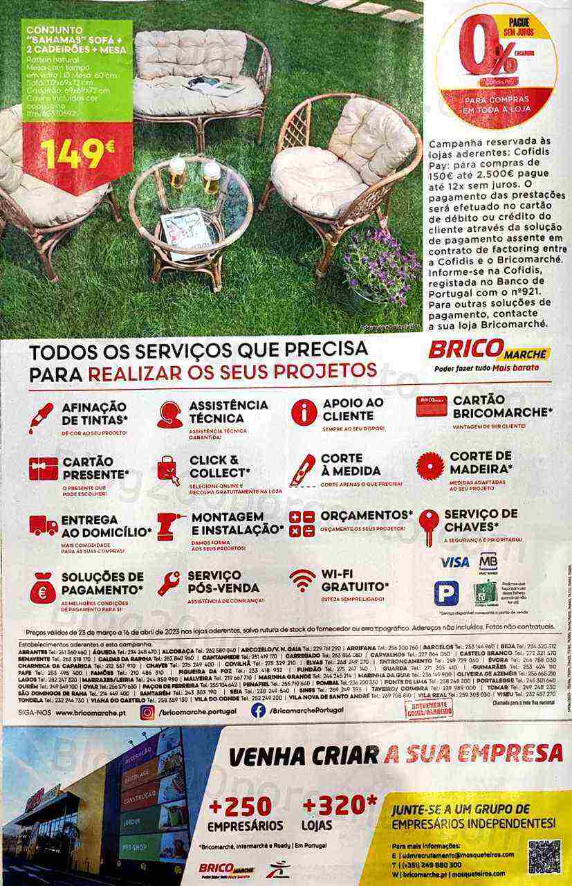 Antevisão Folheto BRICOMARCHÉ Primavera Promoções de 23 março a 16 abril