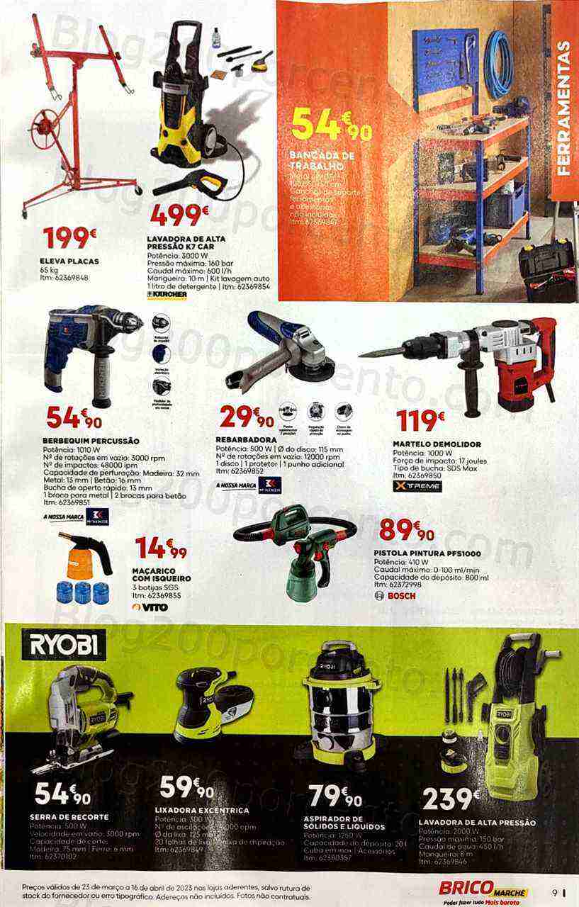 Antevisão Folheto BRICOMARCHÉ Primavera Promoções de 23 março a 16 abril