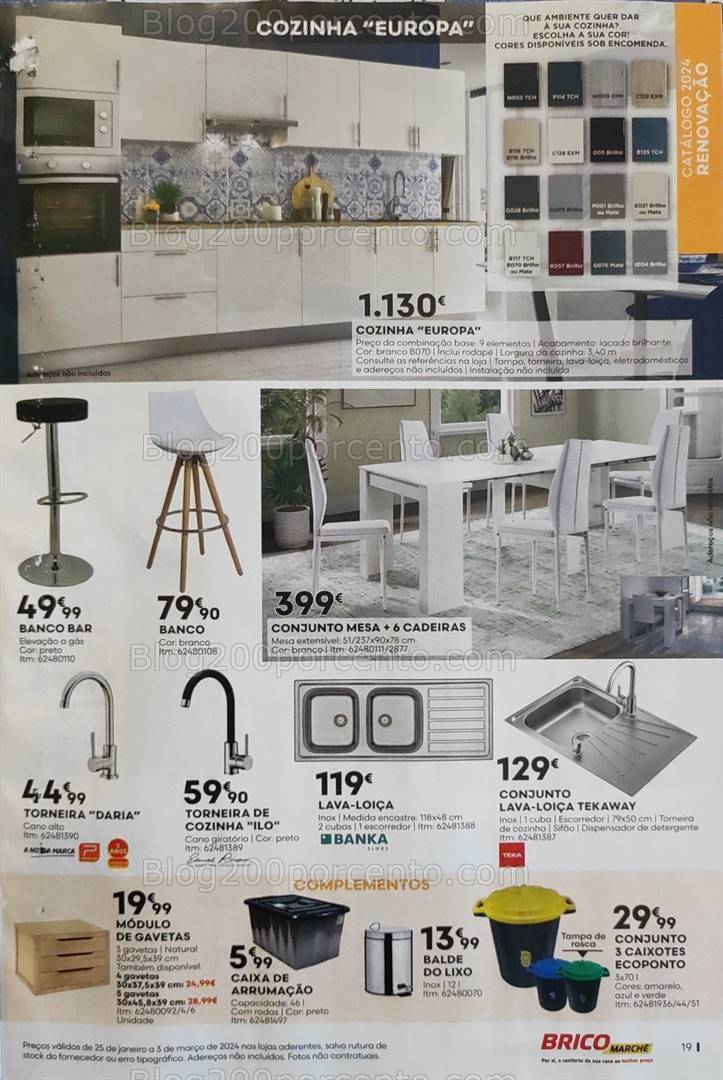Antevisão Folheto BRICOMARCHÉ Promoções de 25 janeiro a 3 março