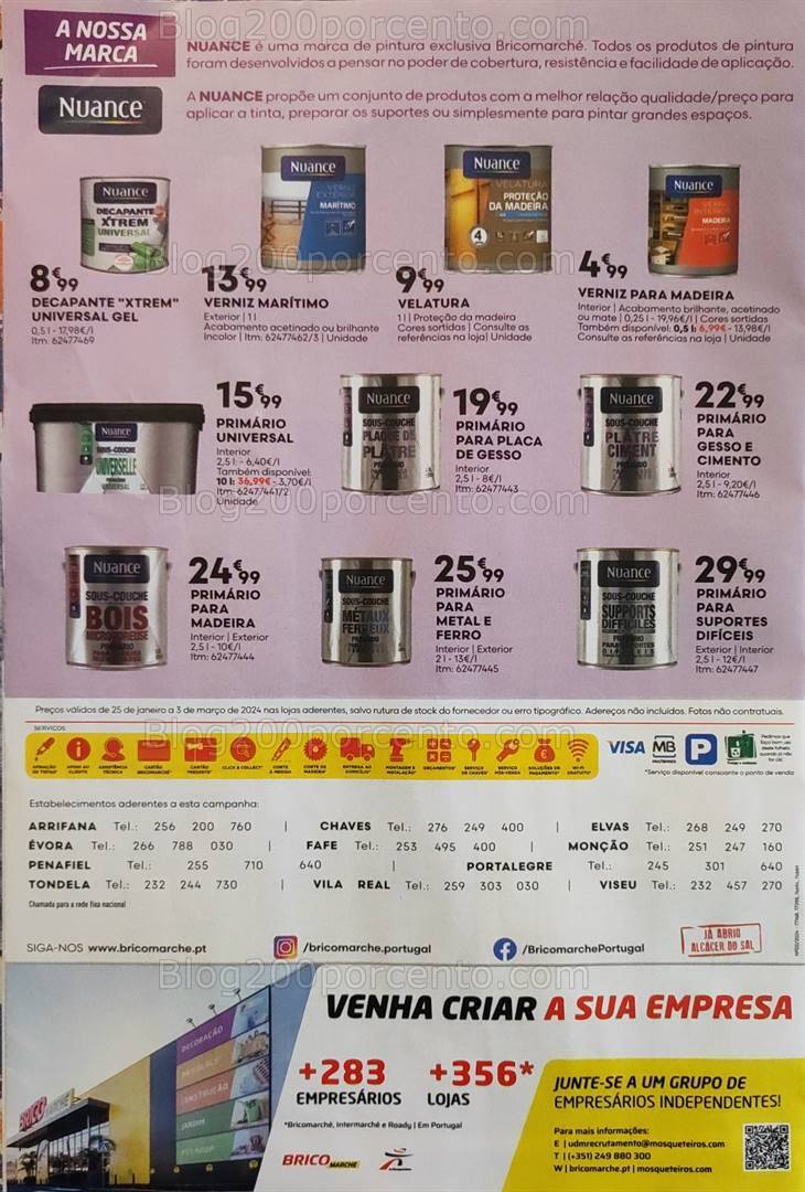 Antevisão Folheto BRICOMARCHÉ Promoções de 25 janeiro a 3 março