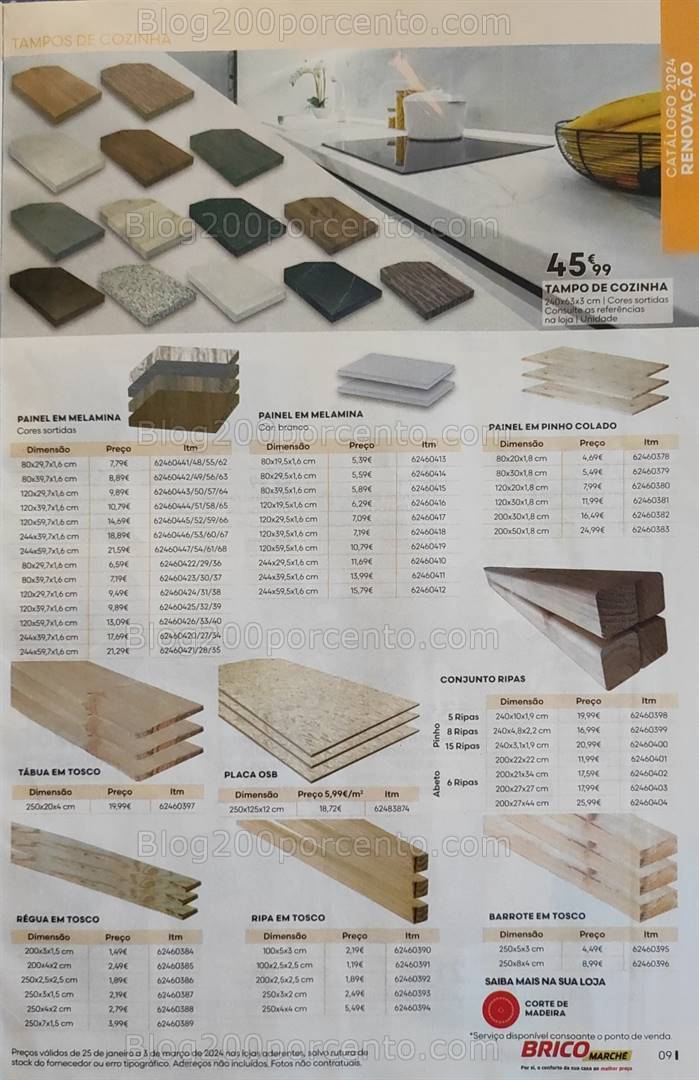 Antevisão Folheto BRICOMARCHÉ Promoções de 25 janeiro a 3 março