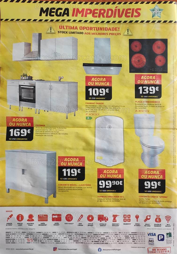 Antevisão Folheto BRICOMARCHÉ Promoções de 26 outubro a 12 novembro