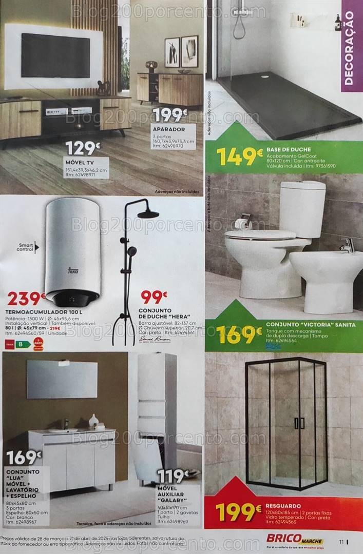 Antevisão Folheto BRICOMARCHÉ Promoções de 28 março a 21 abril
