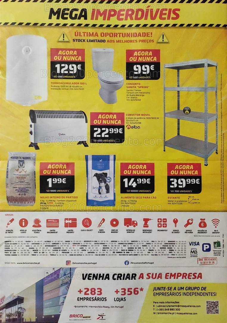 Antevisão Folheto BRICOMARCHÉ Promoções de 6 a 21 janeiro