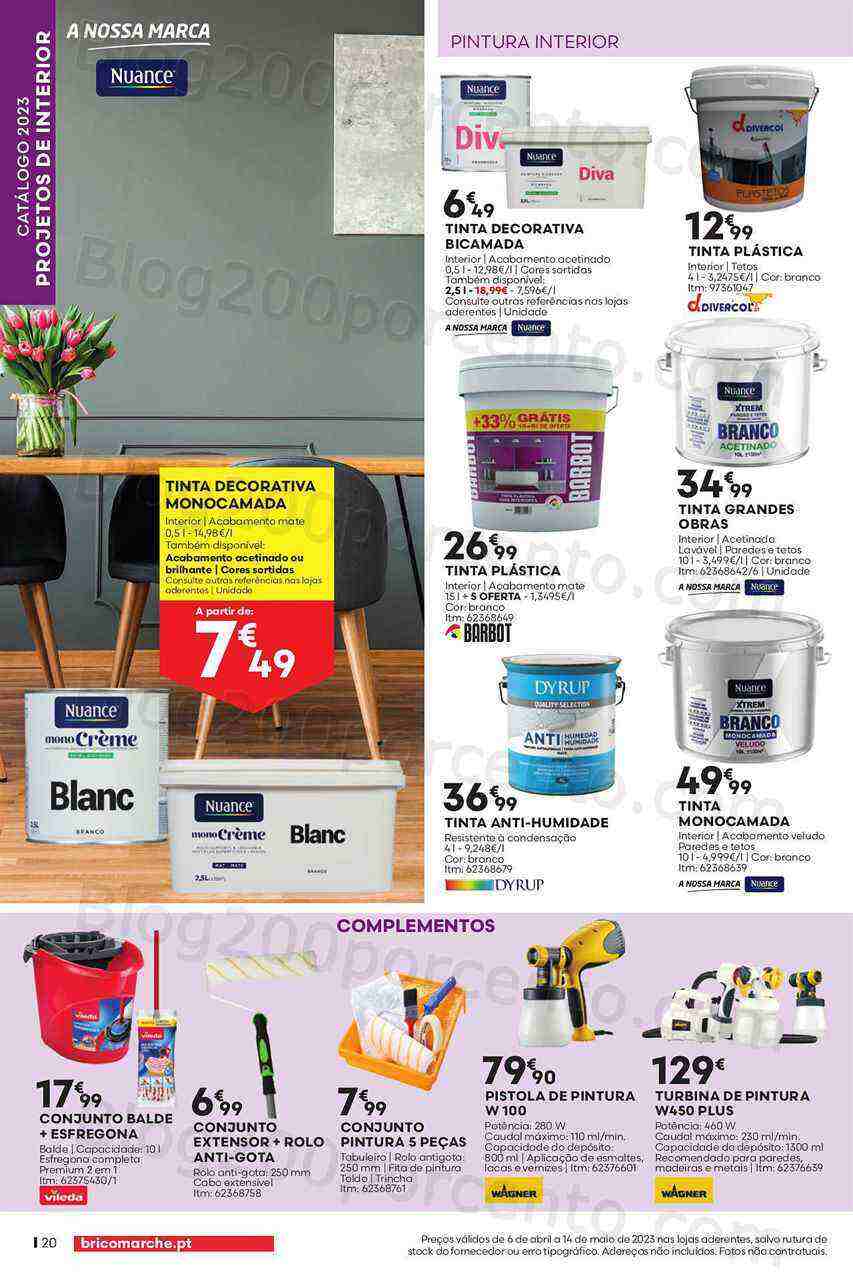 Antevisão Folheto BRICOMARCHÉ Promoções de 6 abril a 14 maio