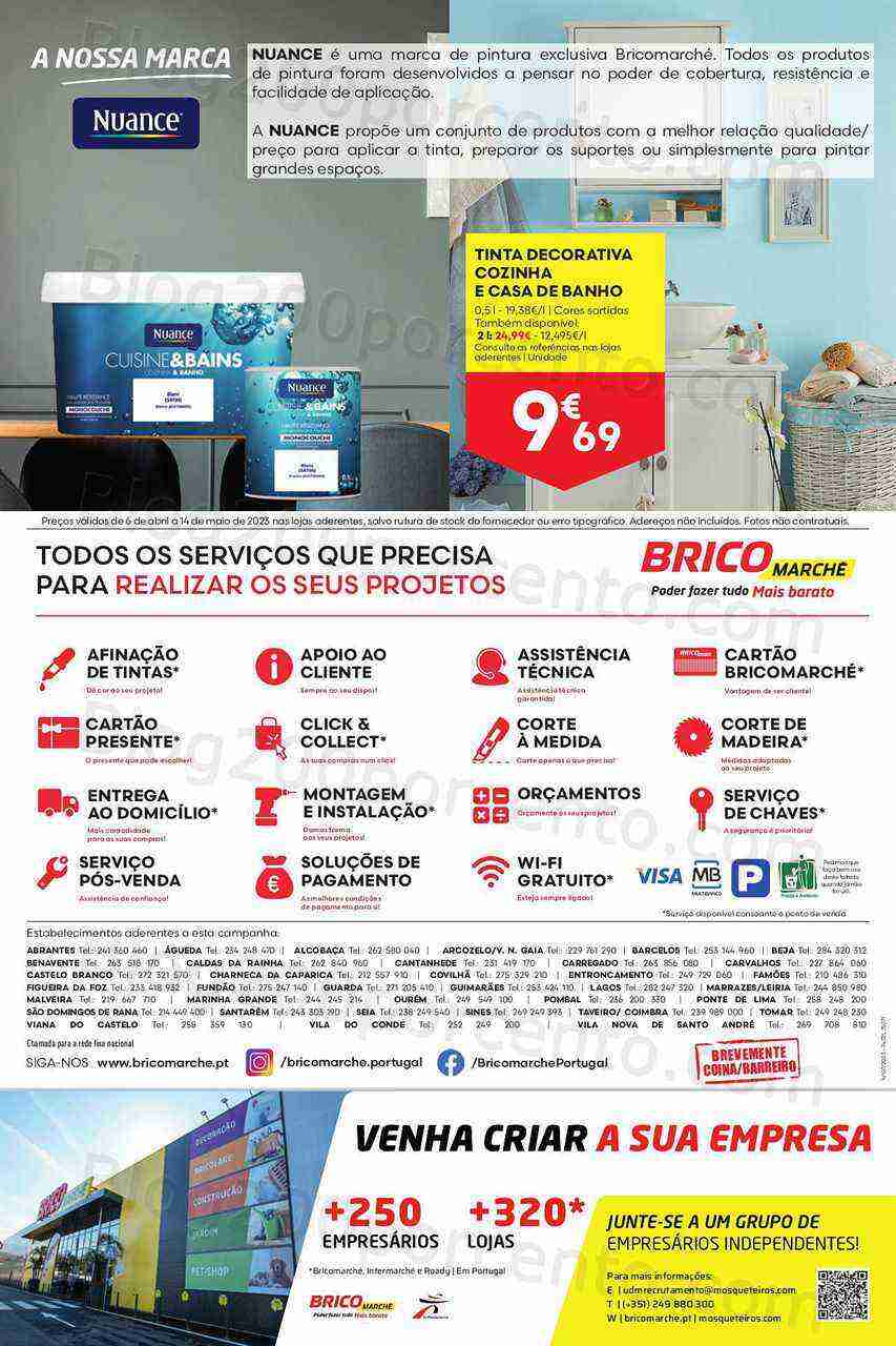 Antevisão Folheto BRICOMARCHÉ Promoções de 6 abril a 14 maio