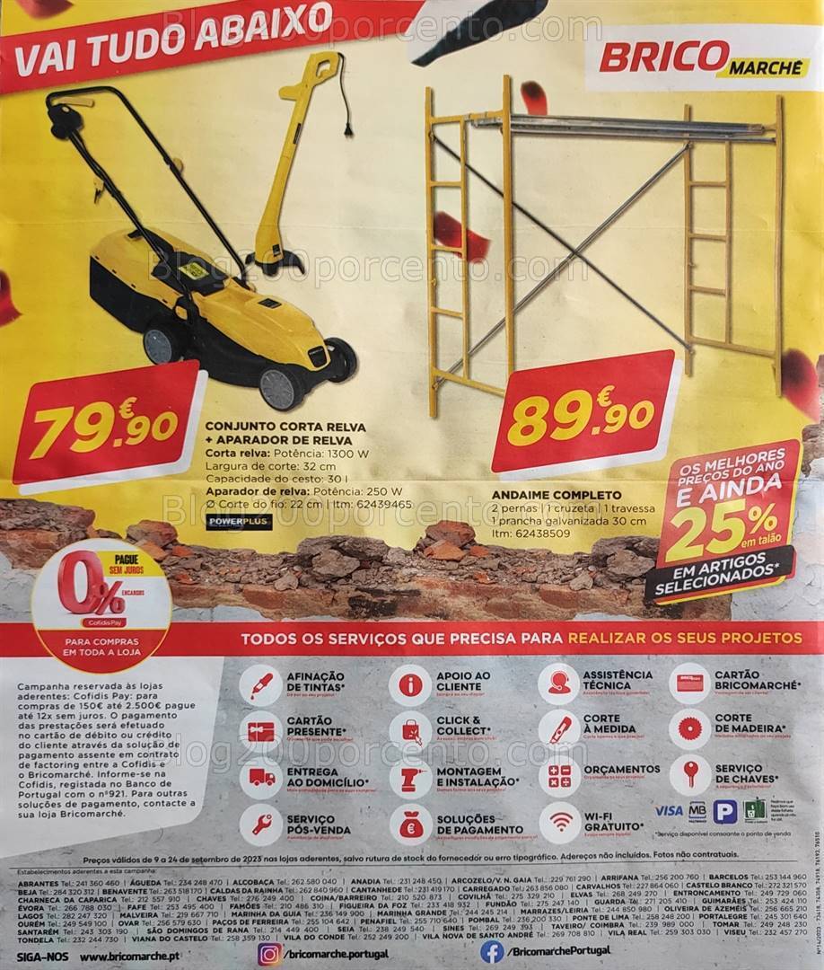 Antevisão Folheto BRICOMARCHÉ Promoções de 9 a 24 setembro