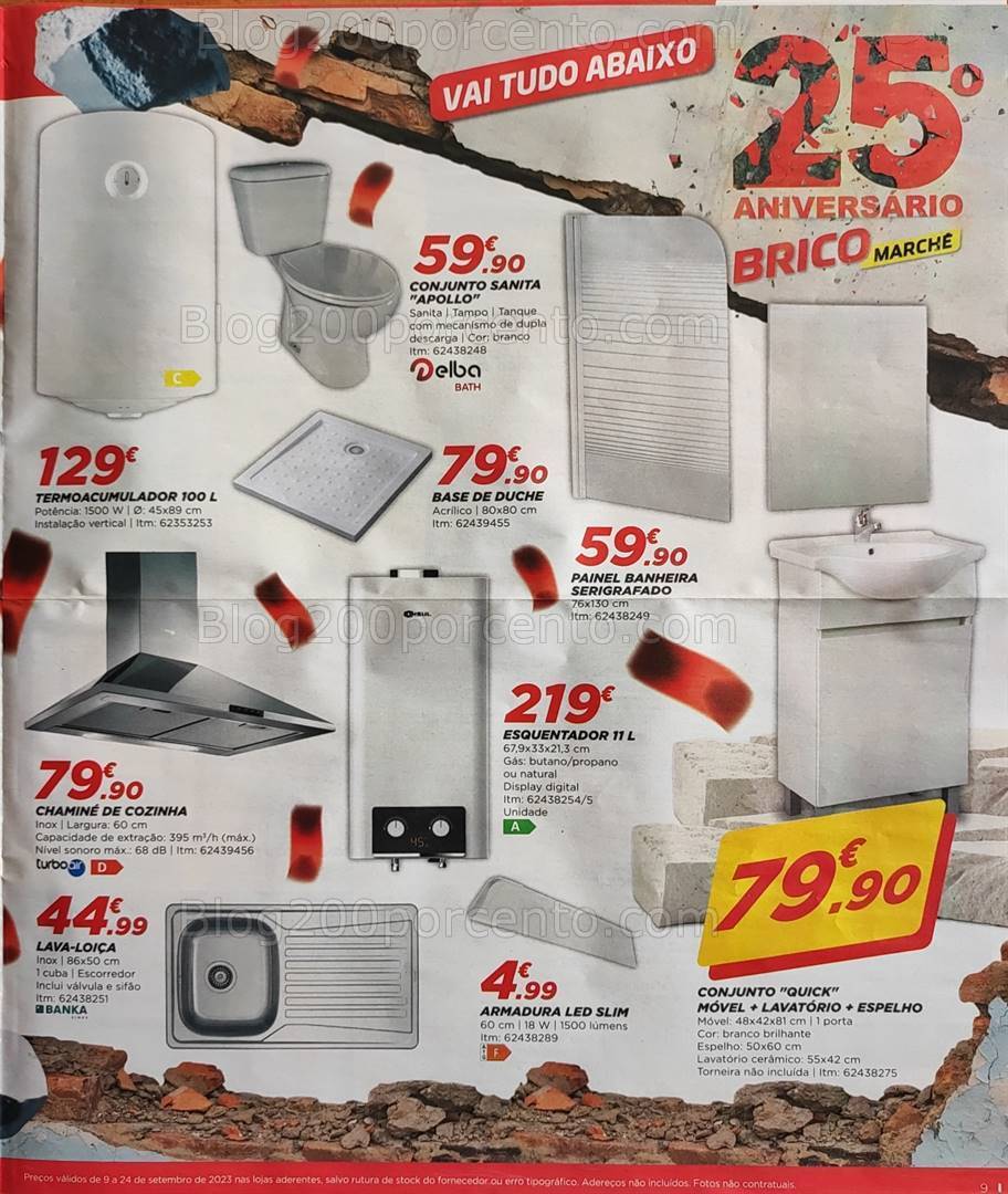 Antevisão Folheto BRICOMARCHÉ Promoções de 9 a 24 setembro