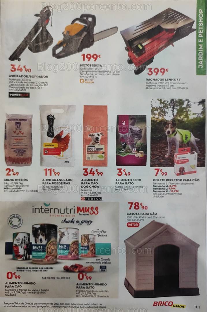 Antevisão Folheto BRICOMARCHÉ Promoções de 9 a 26 novembro