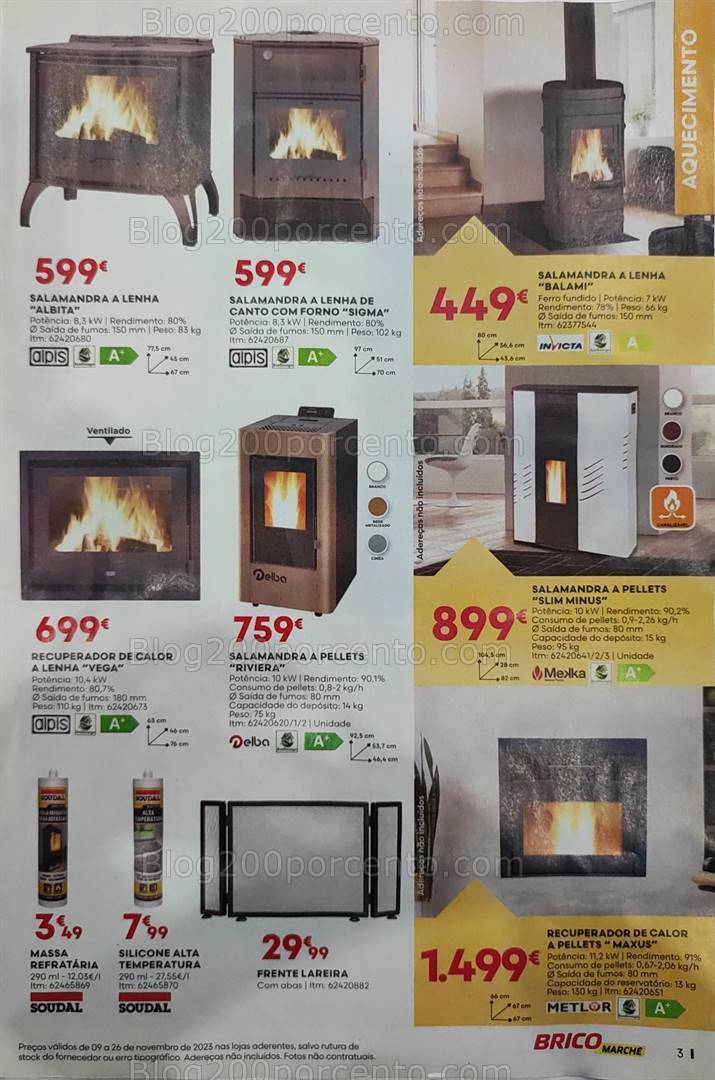 Antevisão Folheto BRICOMARCHÉ Promoções de 9 a 26 novembro